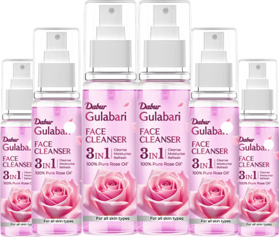 Dabur Gulabari Rose Glow Face Cleanser, Moisturise & Refresh Makeup Remover(600 ml)