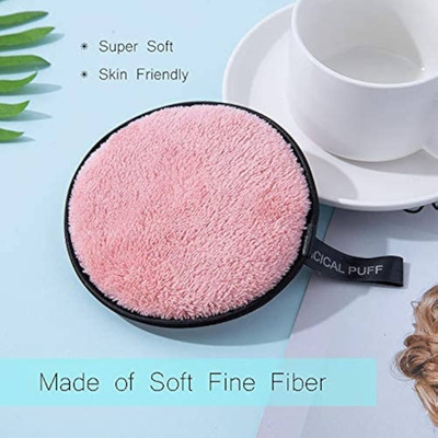 YAWI Multi-function Rounds Soft Facial Cleaning Puffs Towels Pad Makeup Remover(1 Wipes)