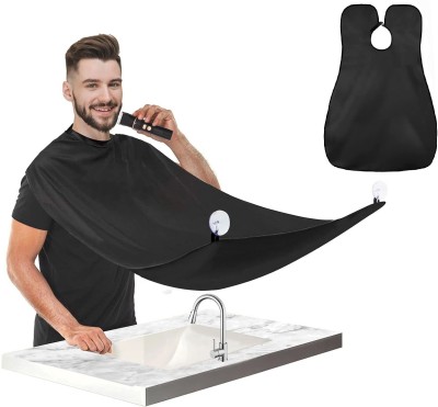 mapperz MAP-HAIR-CUTTING-CAPE-BLACK Makeup Apron