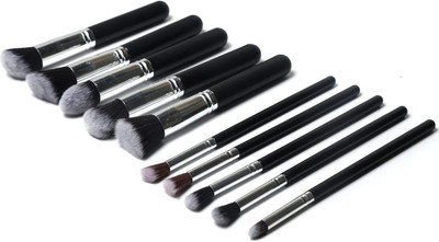 GOGRAIN Fiber Bristle Makeup Brushes Set(Pack of 10)