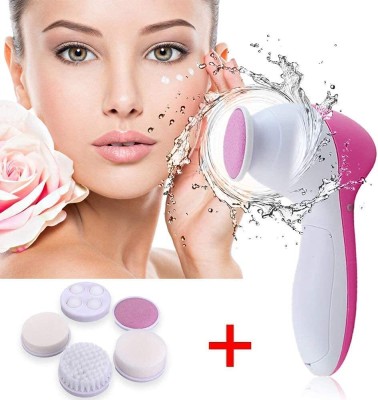 Reliefto 5 in1 Face- Facial Massage Machine, Care & Cleansing Cleanser, Facial Massager