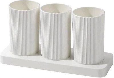 FIT 4 CHEF Empty Cutlery Holder Case(White  Holds 24 Pieces)