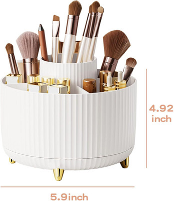 daesgesage 5 Compartments plastic malti purpose(White)