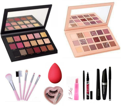 Geggsa Professional Makeup Kit for Girls & Women AAFD09(Pack of 9)