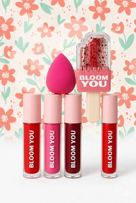 BLOOM YOU Berry Blush Lip Combo(Pack of 3)