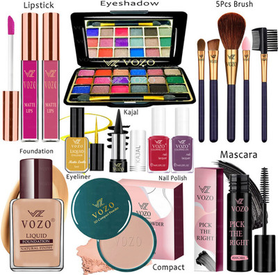 VOZO Makeup Kit Sets One-stop Beauty Package for Beginners and Professionals 132