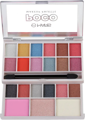 MARS Poco Makeup Palette with Eyeshadow, Compact, Highlighter and Blush -02