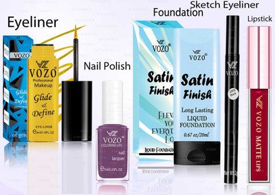 VOZO Professional Cosmetic Kit with Ultra-Pigmented Set-233(Pack of 5)