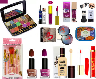 Syzol Exclusive Makeup Kit Of 16 Items SD16(Pack of 16)