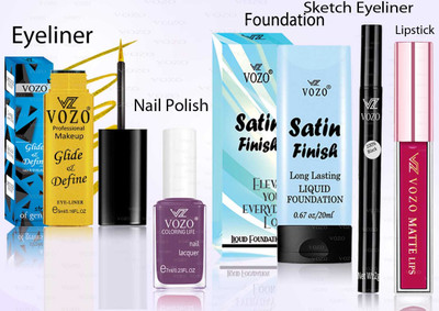 VOZO Professional Cosmetic Kit with Ultra-Pigmented Set-249(Pack of 5)