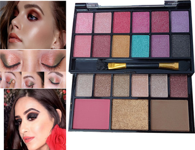 tanvi27 Best All in One Make-up Kit 18 Eyeshadow & 1 Highlighter & 1 Contour & 1 Blusher