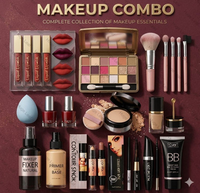 huge leaf Professional Full Makeup Collection Set(Pack of 14)