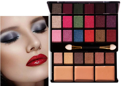 ADJD EYE SHADOW,CONTOUR,HIGHLIGHTER AND BLUSHER MAKEUP PALETTE