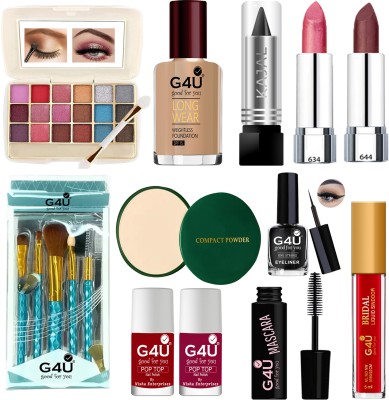 G4U Bridal Makeup kit for Women 30S23A43(Pack of 16)