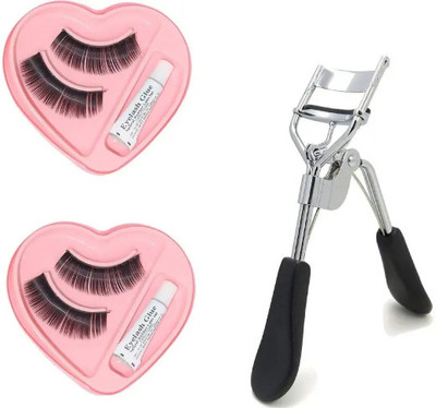 WAHIRA Featured Curler and Eyelashes ( Pack of 2 eyelashes )(Pack of 3)