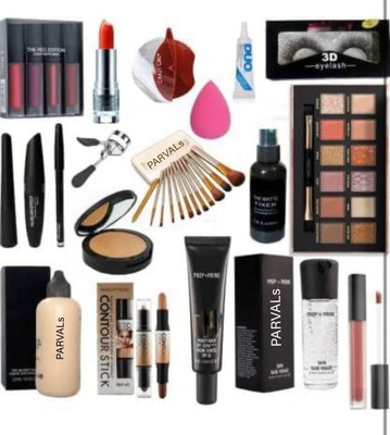 PARVALs La la love professional makeup combo for everyday look (set of 20)(Pack of 20)