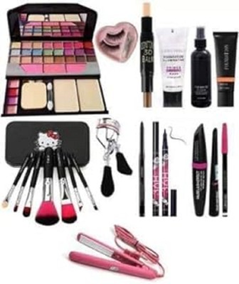 FUSION FLY Makeup Kit Combo Pack Of 19items(Pack of 19)