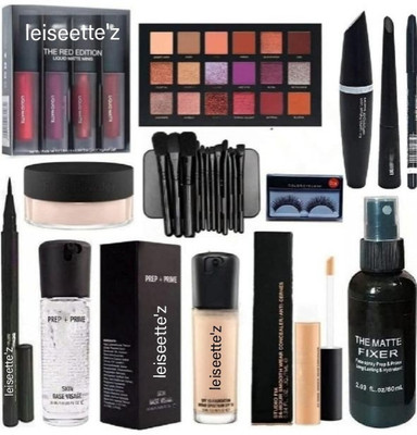 Leiseette'z Bridal makeup kit for women kit of 12 premium quality products(Pack of 12)