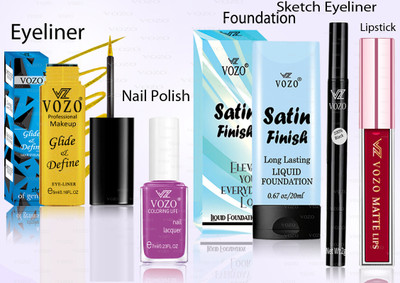 VOZO Professional Cosmetic Kit with Ultra-Pigmented Set-297(Pack of 5)