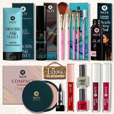 NOY Makeup Kit For Women Stunning Looks With Every Useone Makeup Kit For Women(Pack of 15)