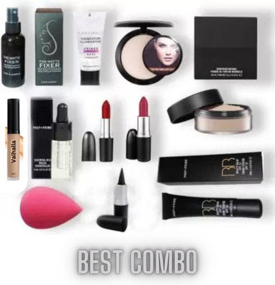 Valhalla 10 item makeup kit combo | face makeup kit combo(Pack of 11)