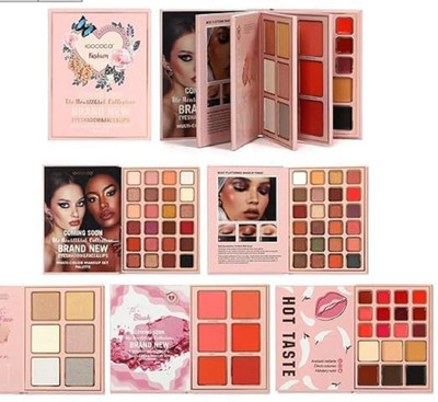LOBE MIRACLE 5 in 1 makeup book Eyeshadow & FACE & LIPS MULTI - COLOR MAKEUP PALETTE