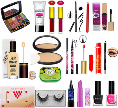 Syzol Makeup Kit Of 19 Items JM20(Pack of 19)
