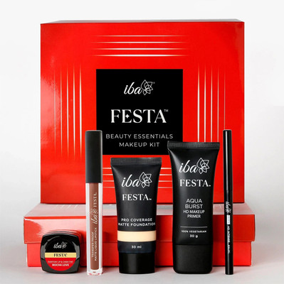 Iba Festa Essentials Makeup Kit for Women | 5 in 1 Makeup Kit