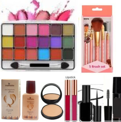 Valhalla All in one face makeup combo kit for women and girls(Pack of 12)