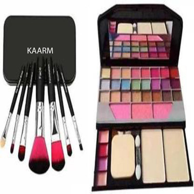 kaarm 6155 Makeup kit & 7 Pcs Hello kity Brushes(Pack of 8)