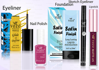 VOZO Professional Cosmetic Kit with Ultra-Pigmented Set-341(Pack of 5)