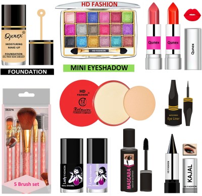 Lady FASHION 15 Pcs. Xclusive Makeup Kit XCM01S014(Pack of 15)