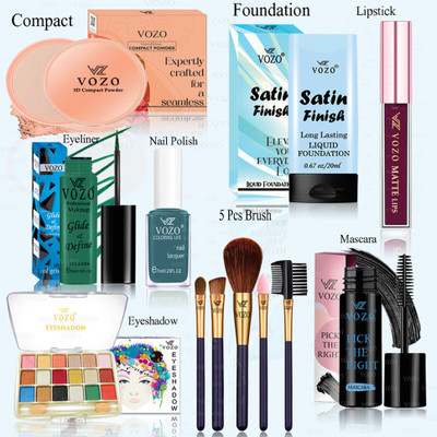 VOZO Premium Makeup Kit with Full-Face Essentials – High-Quality Combo-220(Pack of 12)