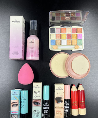 Valhalla all in one everyday makeup kit full set combo | face makeup kit(Pack of 9)