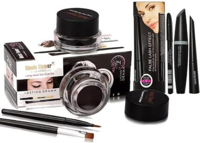 swenky 3IN1 EYELINER,MASKARA,KAJAL WITH GEL EYELINER