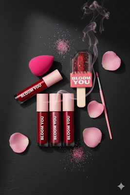 BLOOM YOU Velvet Pop Lip Combo(Pack of 3)