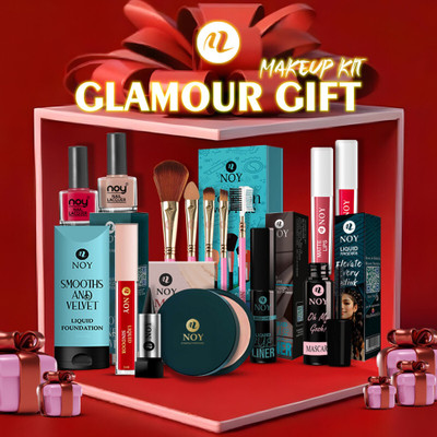 NOY Womens Makeup Kit All-Inclusive Set, Ready To Gift And Glam Up(Pack of 15)