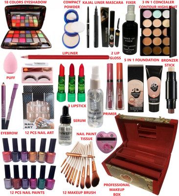 INWISH New Revolution Makeup combo set of 71 for INSTANT HD MAKEUP(Pack of 71)