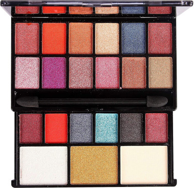 THTC PROFESSIONAL SHIMMERY 16 EYE SHADOW 1 HIGHLIGHTER 1 BLUSHER 1 COMPACTMAKEUP KIT