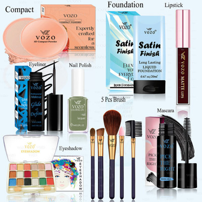 VOZO Premium Makeup Kit with Full-Face Essentials – High-Quality Combo-357(Pack of 12)