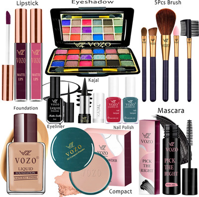VOZO Makeup Kit Sets One-stop Beauty Package for Beginners and Professionals KT-285(Pack of 15)