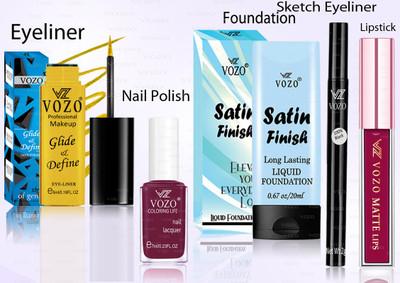 VOZO Professional Cosmetic Kit with Ultra-Pigmented Set-55(Pack of 5)