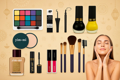 yim~mi Combo Set – Foundation, Compact, Eyeshadow(Pack of 21)