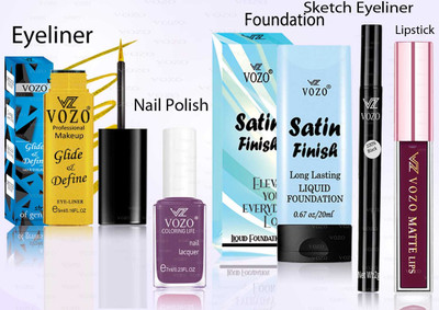VOZO Professional Cosmetic Kit with Ultra-Pigmented Set-245(Pack of 5)