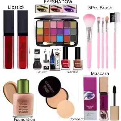 swenky Makeup Kit Sets One-stop Beauty Package for Beginners and Professionals.