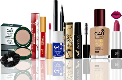 G4U All In One Makeup Kit For Beginners A32(Pack of 8)