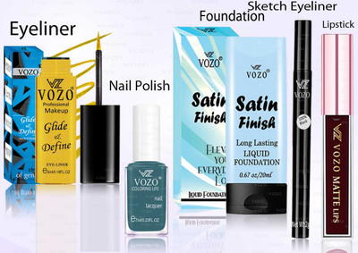 VOZO Professional Cosmetic Kit with Ultra-Pigmented Set-193(Pack of 5)