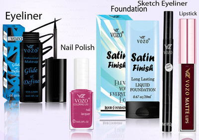 VOZO Professional Cosmetic Kit with Ultra-Pigmented Set-323(Pack of 5)