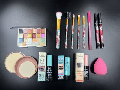 Valhalla 10 items daily use makeup kit full set combo | face makeup kit(Pack of 10)