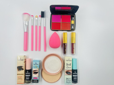 Valhalla all in one daily use makeup kit for women(Pack of 9)